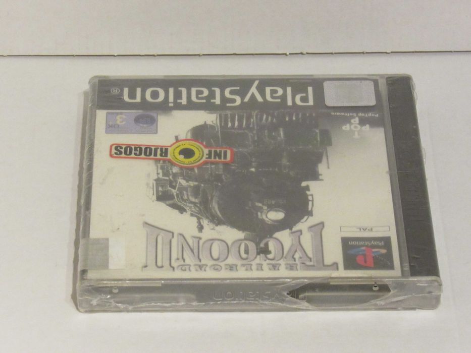 Jogo Playstation PS1 PSX Railroad Tycoon II novo selado