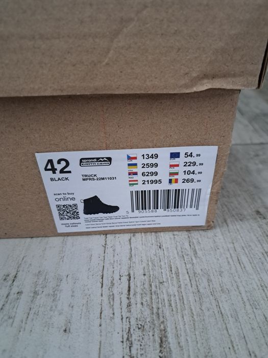 Buty zimowe wodoodporne Sprandi r.42