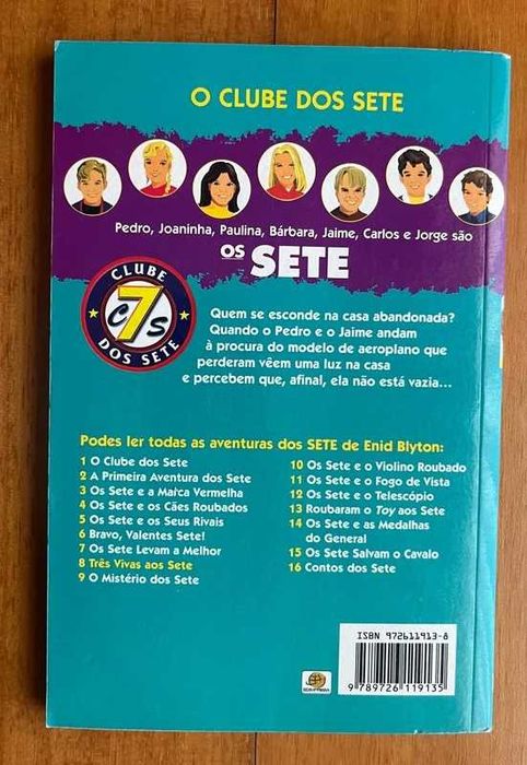 “Os Sete - Três Vivas aos Sete” de Enid Blyton