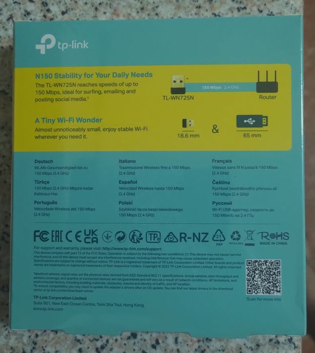 TP-Link Wireless Nano USB NOVO