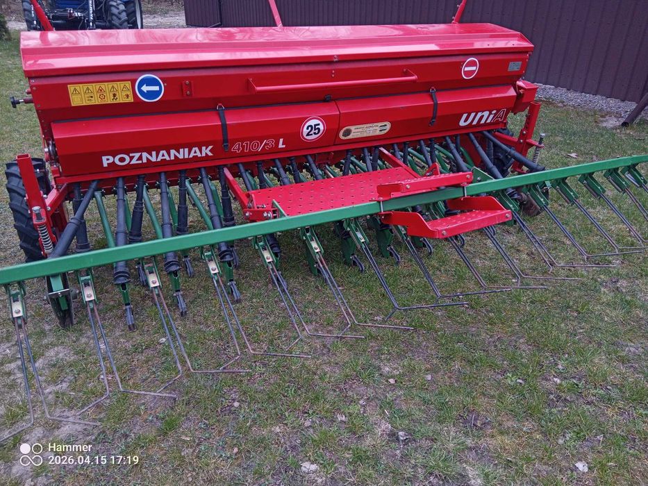 Siewnik zbożowy poznaniak Unia 3m 2012r garażowany