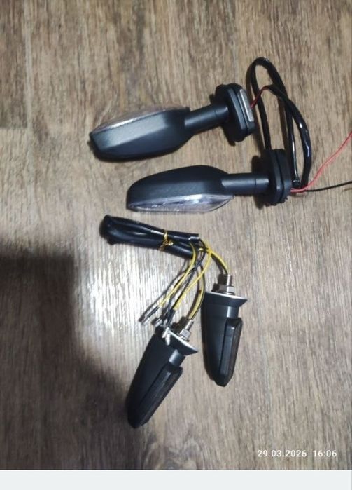Мотовело Led поворотники 2 разных вида