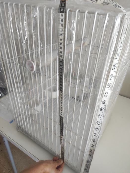 Gaiola para papagaios 40 cmx40 cmx60  cm