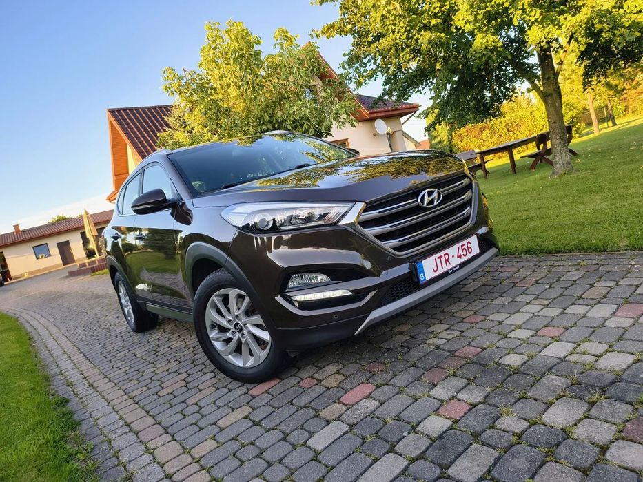 Hyundai Tucson 1.6GDI 132KM Ledy Kamera Grzane Fotele+Kanapa Navi Keyless Skóry 2xPdc