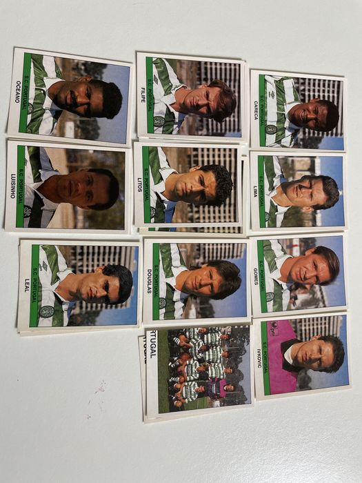 Cromos Sporting 1991 novos