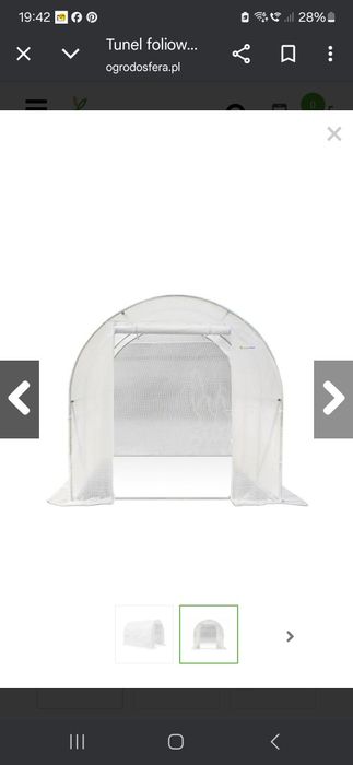 Tunel foliowy sprzedam