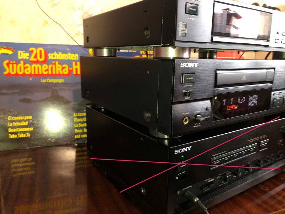 SONY комплект з ES класу   CD програвач CDP-X339ES  AM/FM тюнер ST-S550ES
