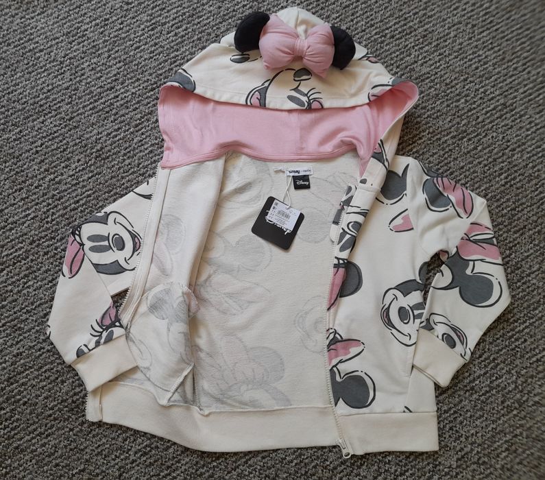 Худі, кофта sinsay мінні, minnie 116см. 5-6р. нова.