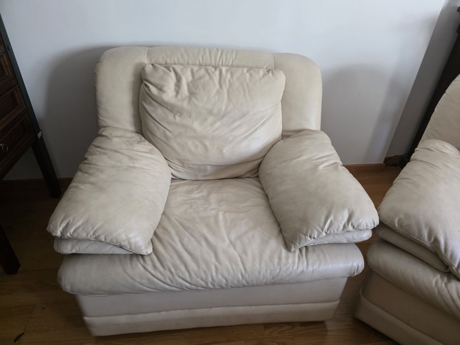 Conjunto de sofá e maples