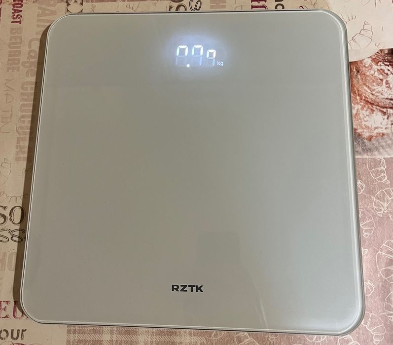 Ваги підлогові rztk bs 180w white (slim scale), вживані, чудовий стан