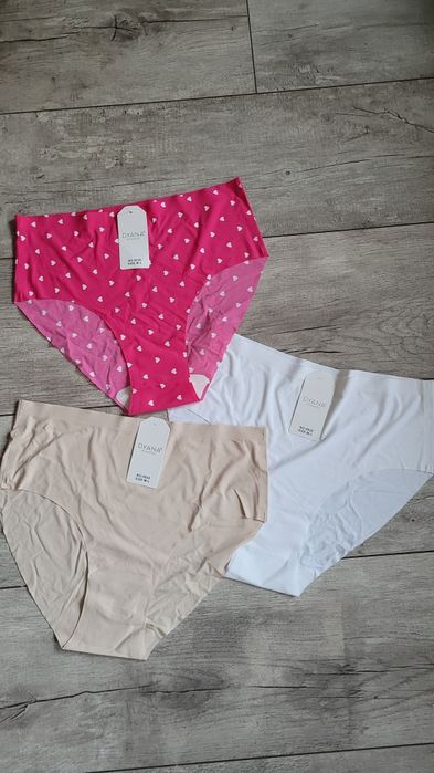 Dyana 3 pary majtek bezszwowych M/L