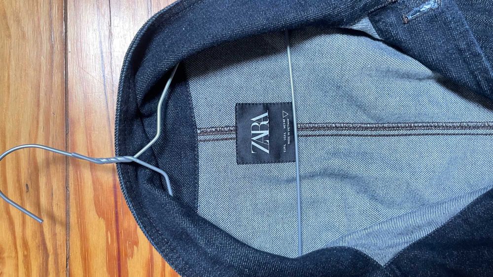 Casaco de Ganga Zara Dark Blue - Tamanho L - NOVO (Nunca usado)