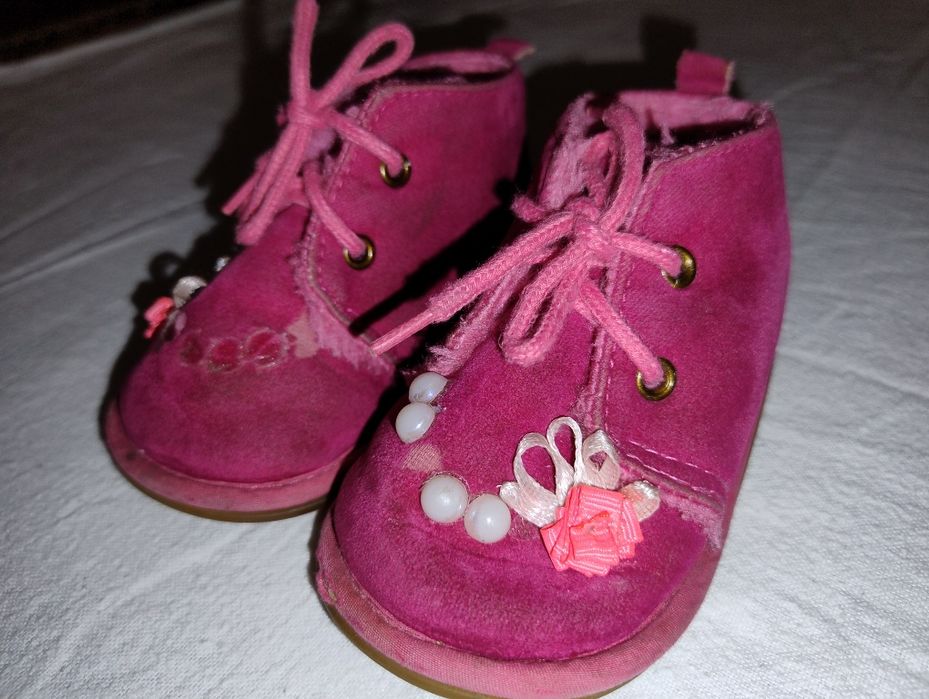 Ботиночки детские, теплые ботиночки