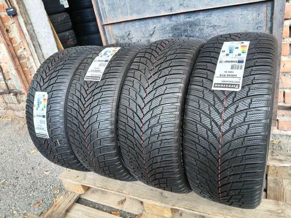 Firestone Winterhawk 4 245/45r18 100V Extra Load made in Italy 4шт, 25рік, ЗИМА НОВІ (8,2мм)