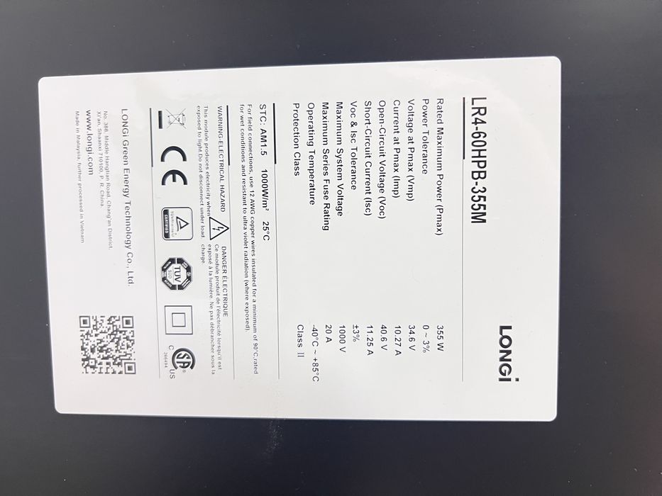Сонячна панель 300W + кабель MC4 → XT60 10 м