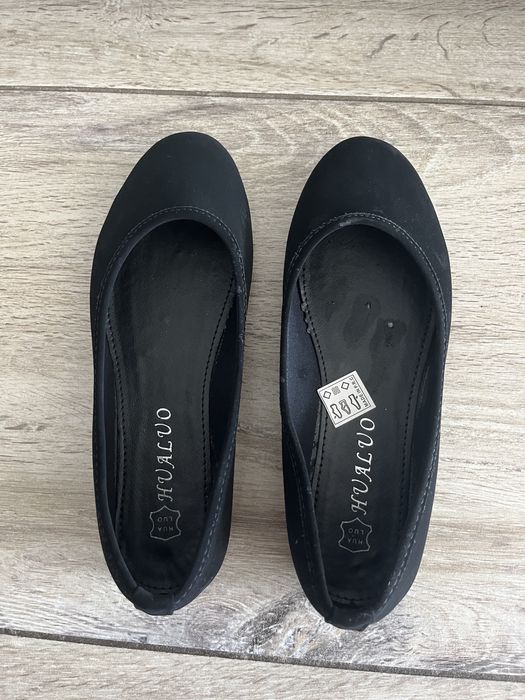 Buty damskie baleriny klasyczne czarne Hualuo r. 37