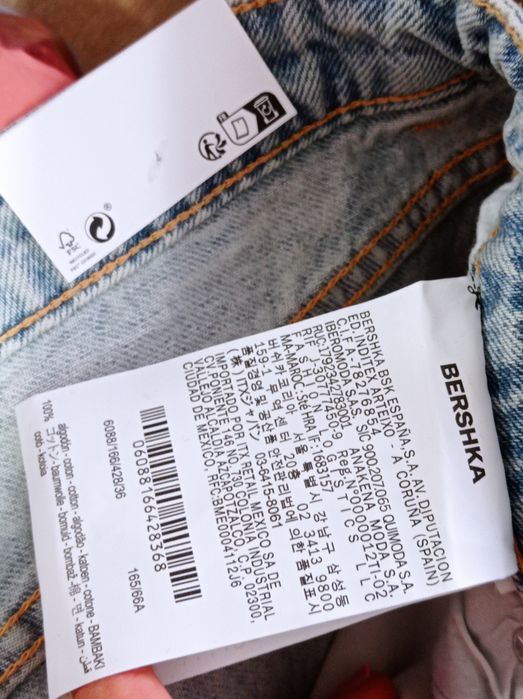 Nowa mini spódniczka jeansowa Bershka