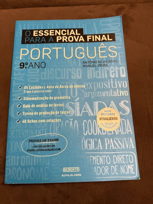 Livro para exame final 9 ano Portugues
