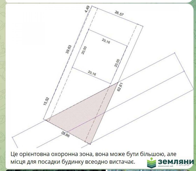 Продається ділянка 16 сот під будову Угринів (8)