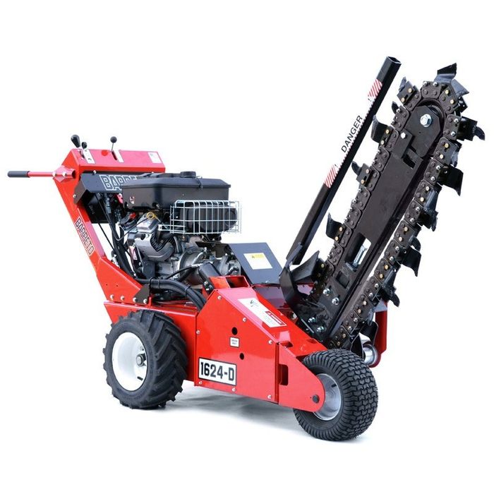 Wynajem koparki łańcuchowej baretto hydrauliczna z napędem koparka