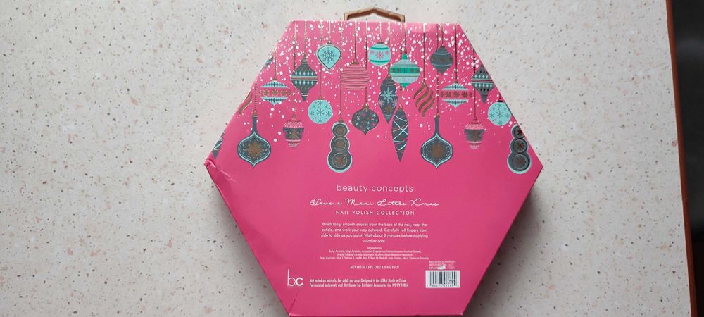 Zestaw lakierów do paznokci marki Beauty concept