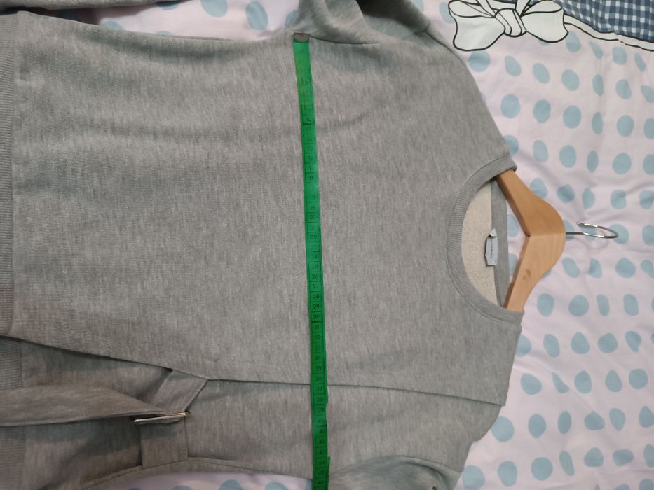 Super szara bluza -Szachownica