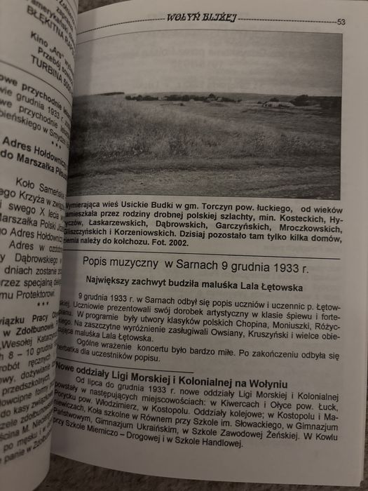 Wołyń bliżej 2002 rok unikat