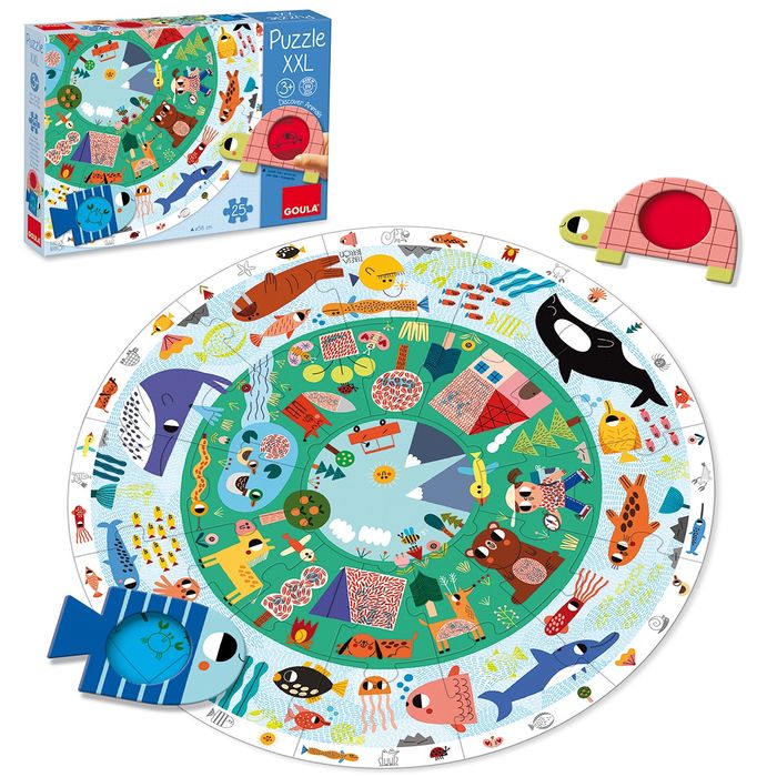 *NOVO* Goula- Puzzle XXL Discover Animals