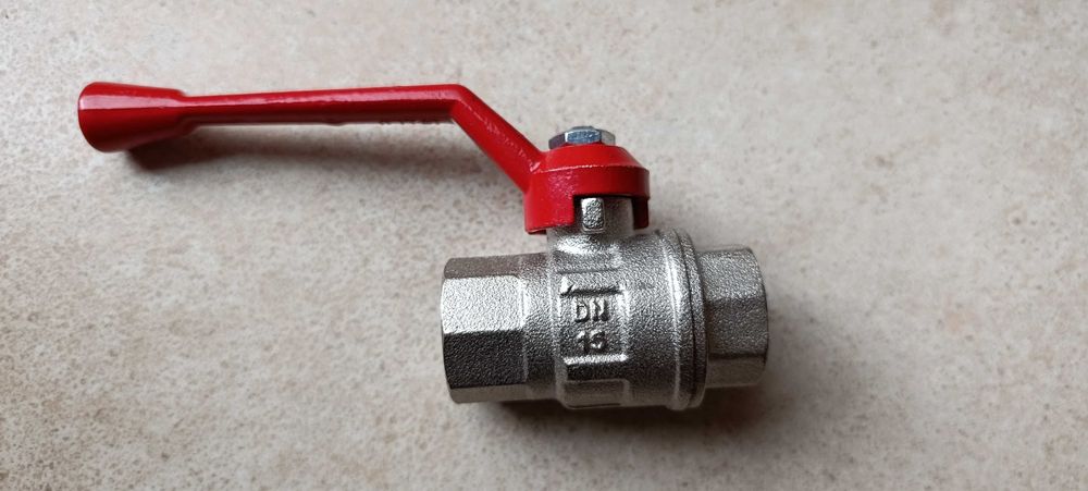 Zawór kulowy DN15   gwint w/w 1/2"