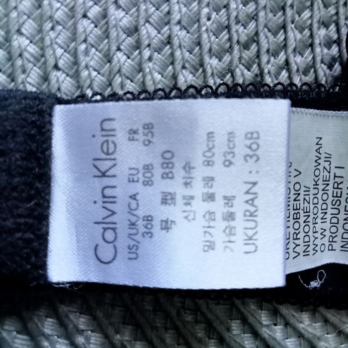 Biustonosz push up Calvin Klein 80B