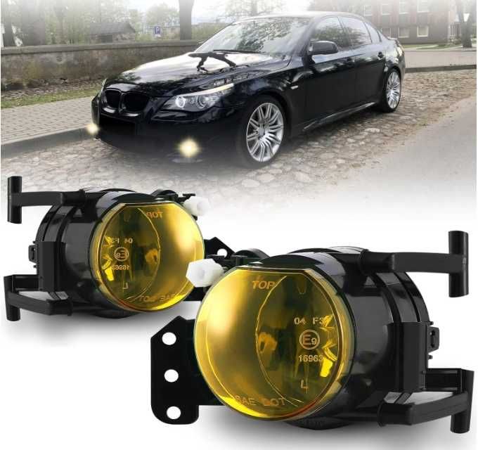 Reflektor przeciwmgielny do BMW serii 3 / 6 / X3 - HB4 żółte WISGOL