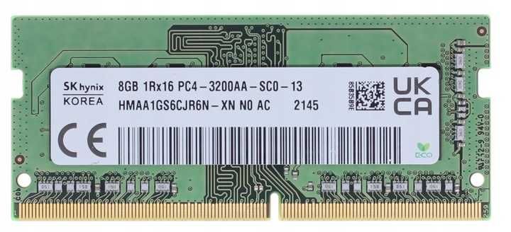 SK Hynix PAMIĘĆ RAM 2x8GB =16GB DDR4 Sodimm 3200mhz CL22 Laptop NOWE !