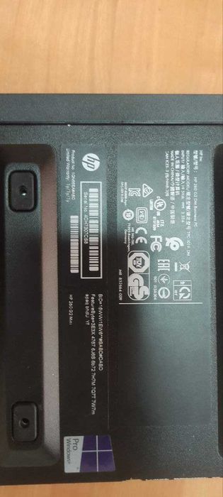 Міні-ПК HP 260 G2 DM | Core i3-6100U / 8 ГБ / Windows 10 Pro