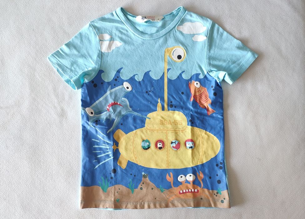 T-shirts manga curta 3-4 anos (104cm)