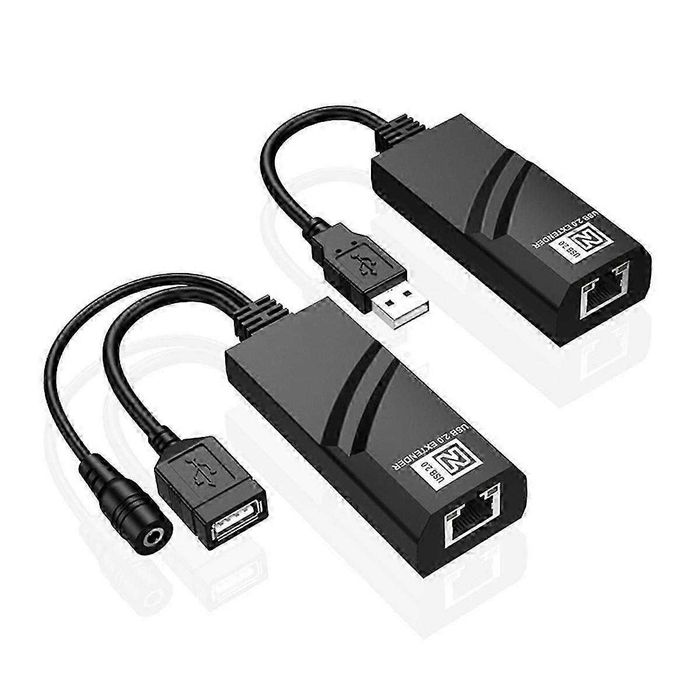 Przedłużacz USB 2.0 przez Cat5 Cat5E Cat6 Ethernet Transfer do 100 m