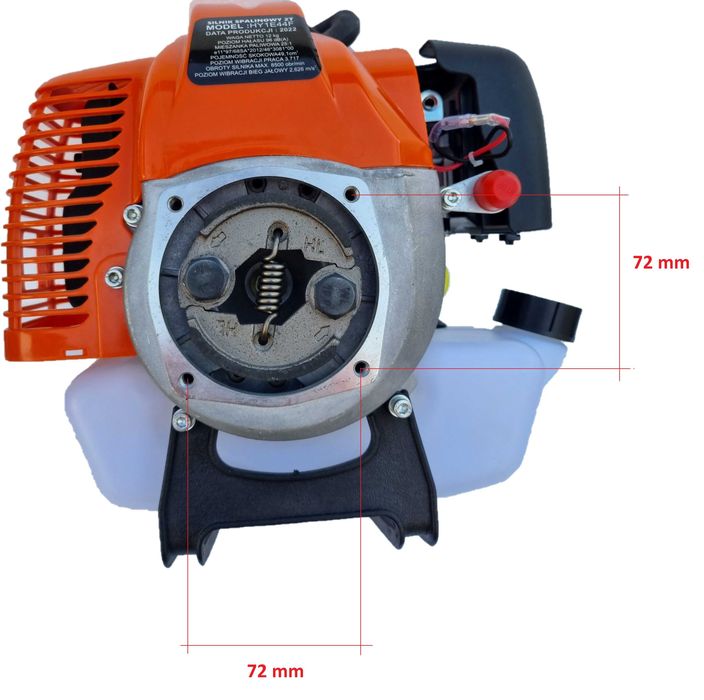 SILNIK DO KOSY SPALINOWEJ 3,5kM solidny, kosa Demon, Nac