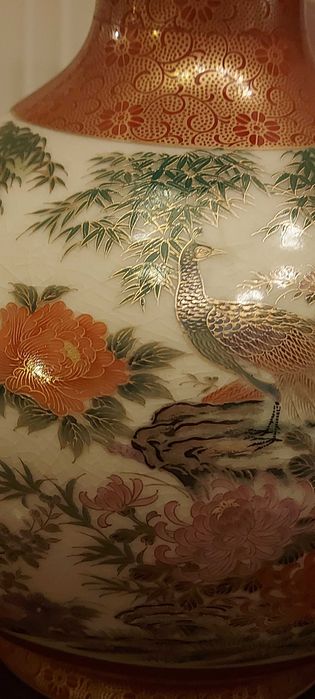 Jarrão Japonês, Shibata Toki com motivos florais