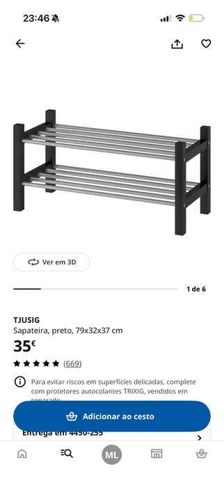 Sapateira - IKEA Tjusig
