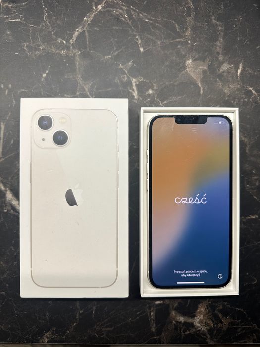 iPhone 13 Biały 128GB Stan Bardzo Dobry ! Bateria 86%
