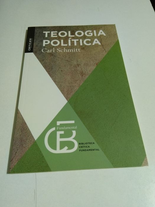 Teologia Política, de Carl Schmitt