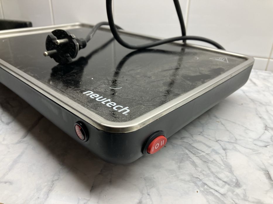 placa grelhador de mesa electrica