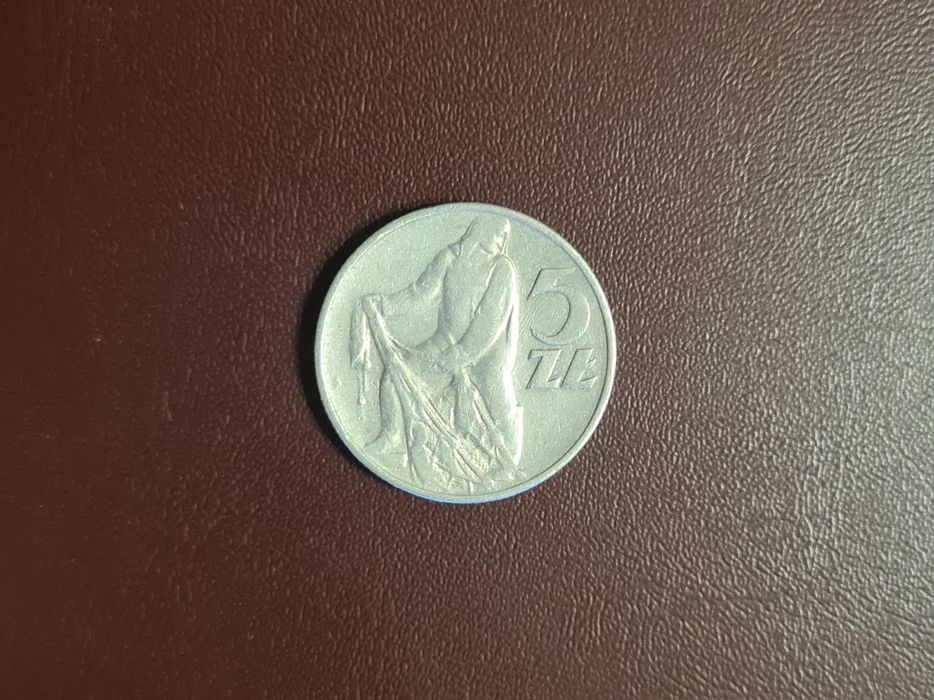 5 złotych rybak 1974