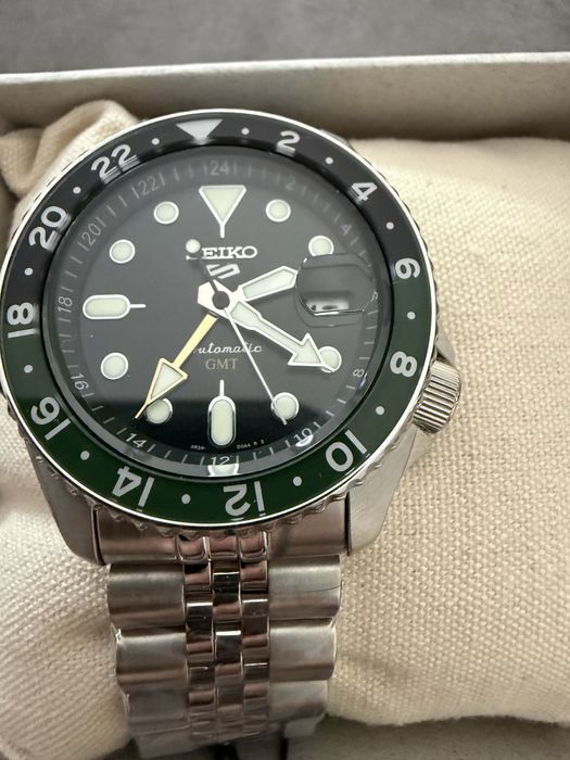 Seiko SSK035K1 novo , GMT automático