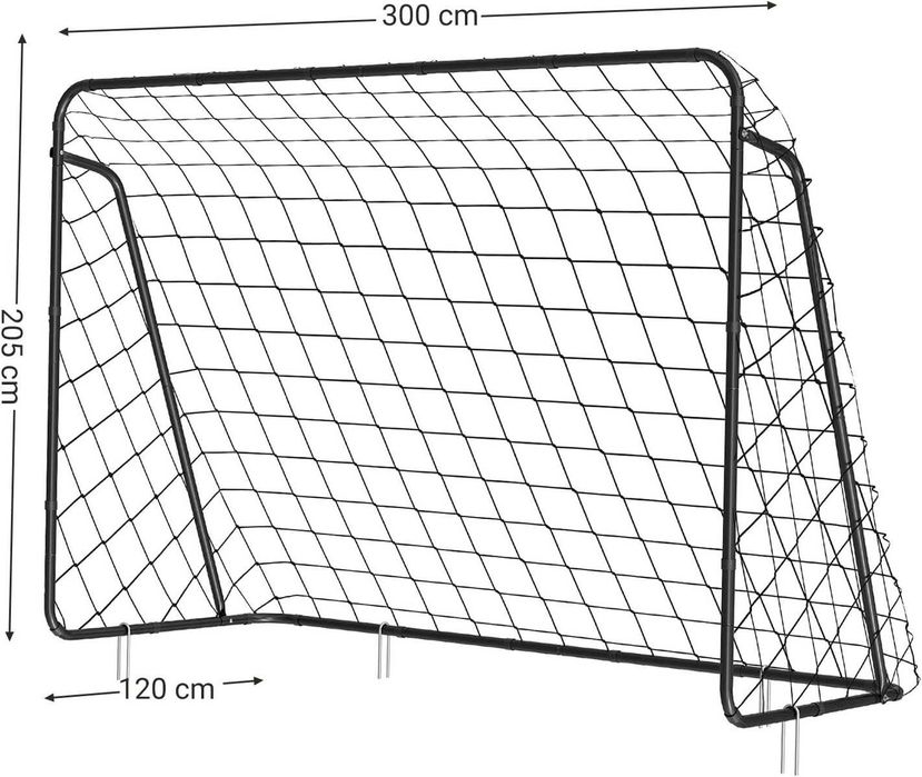 NOWA bramka 300x200cm 3x2m + MATA CELNOŚCIOWA dla dzieci piłkarska