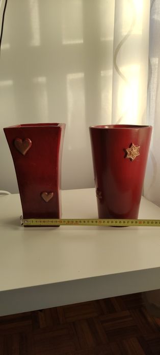 Jarras cerâmica decorativas novas