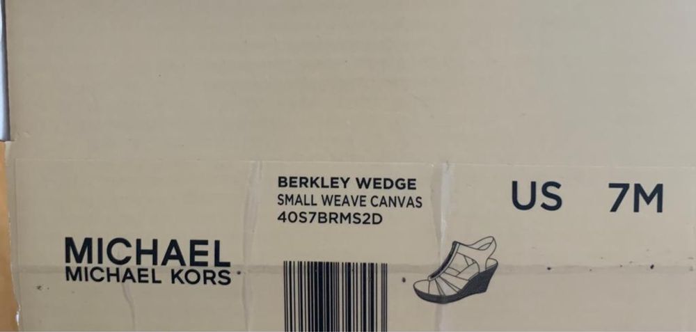 Sandalias Michael Kors,  Novas, 37, Originais, Cor Cru