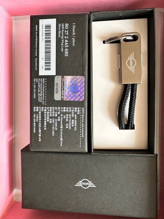 Оригінал 80272445685 BMW Брелок на ключі MINI міні