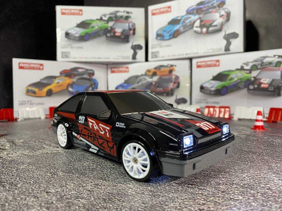 Дрифт машинка Toyota AE86 на радиоуправлении Черно-Красная
