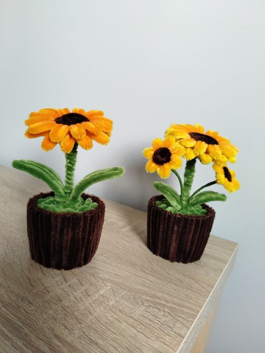 Kwiaty ręcznie robione