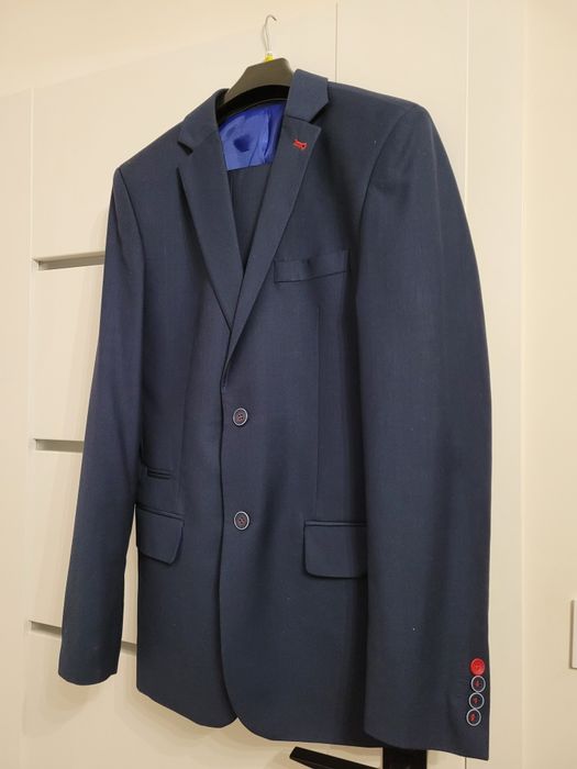Garnitur granatowy STANDAR na 182 cm wzrostu